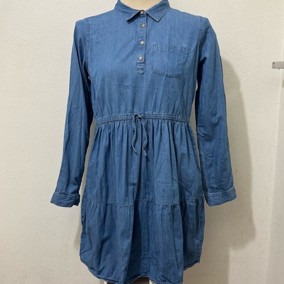 Lands' End Dresses & Skirts - Lands' End Blue Denim Women’s Casual Dress